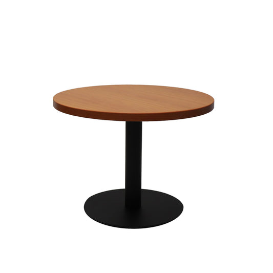 Rapid Round Coffee Table 600Mm Black Base 425H Cherry Top_9031562_CCT6 C/BL