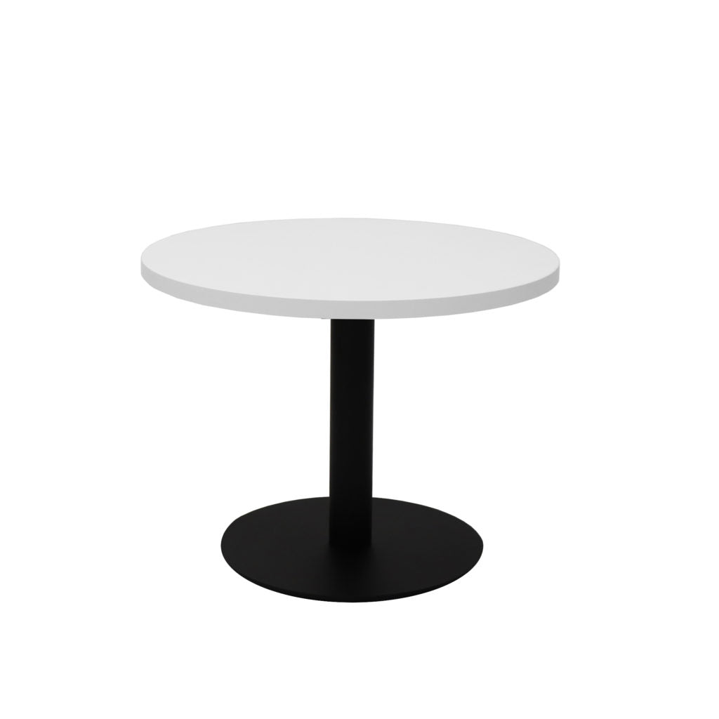 Rapid Round Coffee Table 600Mm Black Base 425H White Top_9031563_CCT6 NW/BL