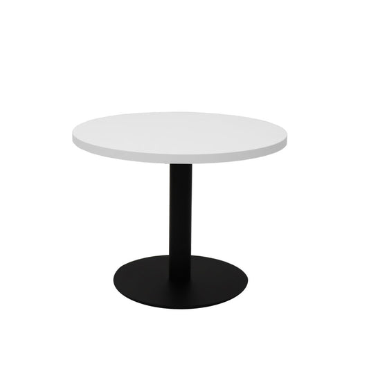 Rapid Round Coffee Table 600Mm Black Base 425H White Top_9031563_CCT6 NW/BL