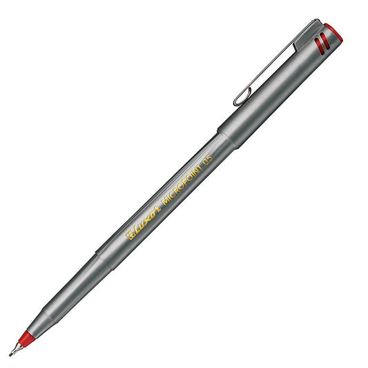 Luxor Marker Micropoint Fineliner 0.5mm Bx 12 Red_9031625_7163