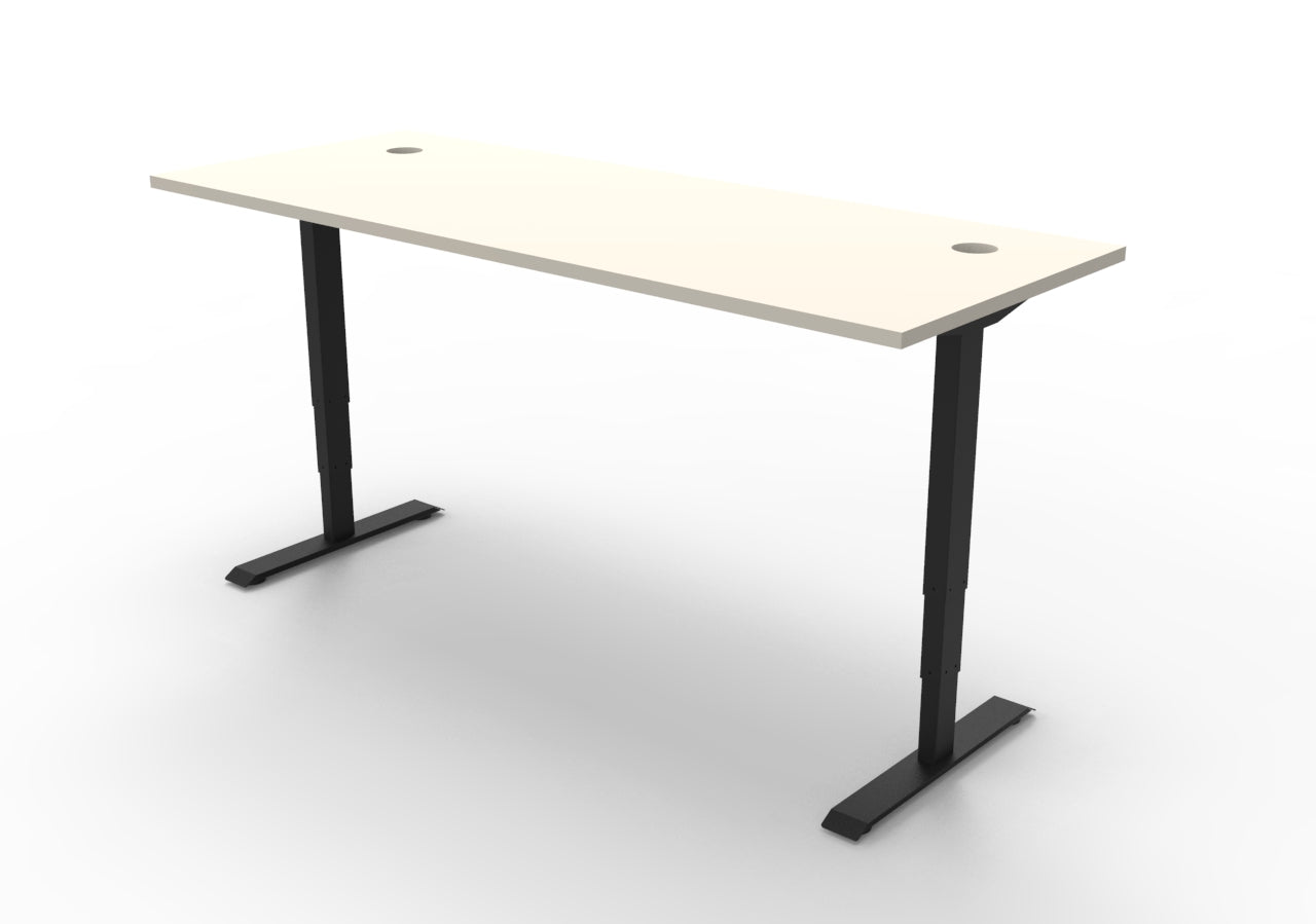 Rapid Boost Desk Electric Sit Stand White Top Black Frame 1500W X 700D_9031684_BHA1577 NW/BL