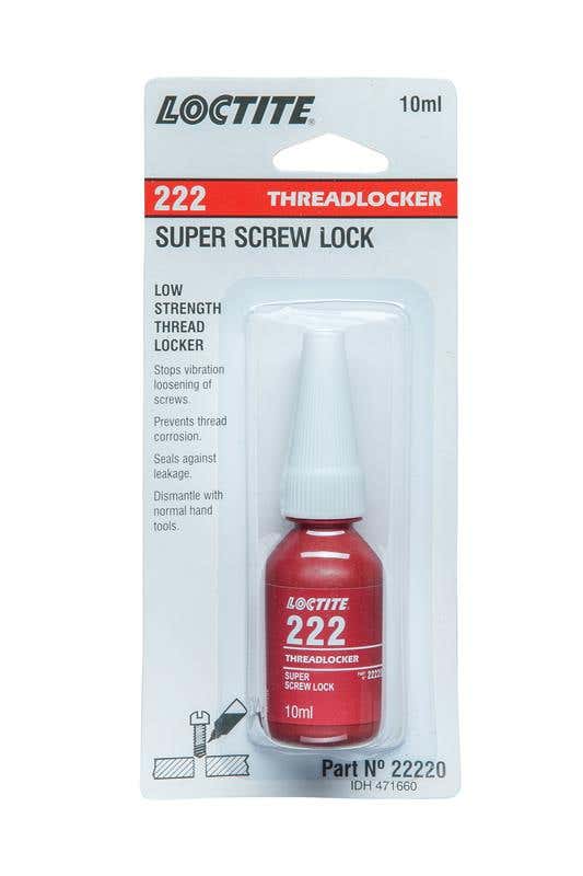 Loctite 222 Low Strength Threadlocker 10ml 90318000 471660