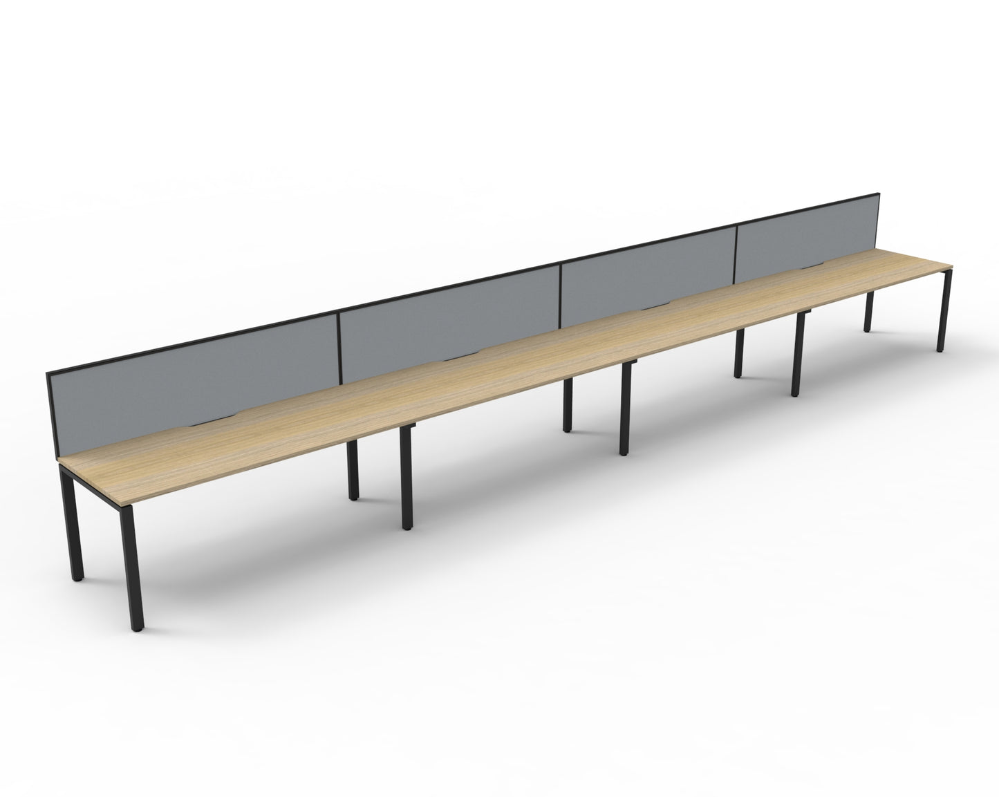 Deluxe Rapid Infinity 4 Person Desk 1 Sided Black Profile Leg 1800X750 Over_9032142_D-IPLSWS4P1875 NO/BL