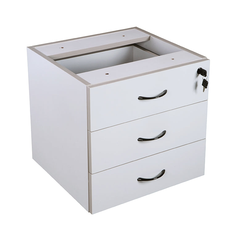 Rapid Vibe Pedestal Fixed 3 Drawers Grey_9032157_CDKP3D G_NLA