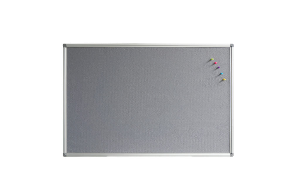 Rapid Pinboard 1500X1200 Aluminium Frame With Conceled Corners Grey_9032181_PIN1512 GR