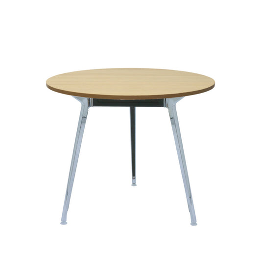 Rapid Air Round Table Polished Aluminium Frame With 1200Mm Dia White Top_9032187_RART12 NW_NLA