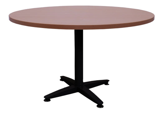 Rapid Round Table 4 Star Black P/C Pedestal Frame With 1200Mm Cherry Top_9032192_RBRT12 C