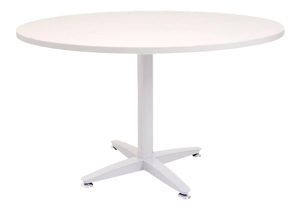 Rapid Span 4 Star Round Table 1200Mmx730Mmh White Base White Top_9032227_RWRT12 NW