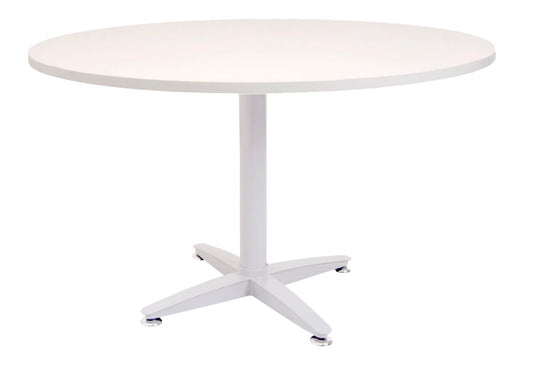 Rapid Span 4 Star Round Table 1200Mmx730Mmh White Base White Top_9032227_RWRT12 NW