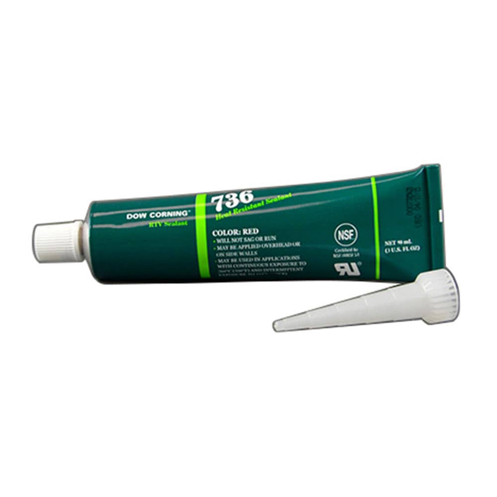 Dowsil 736 Heat Resistant Sealant Red 310ml 90340017 300ML736
