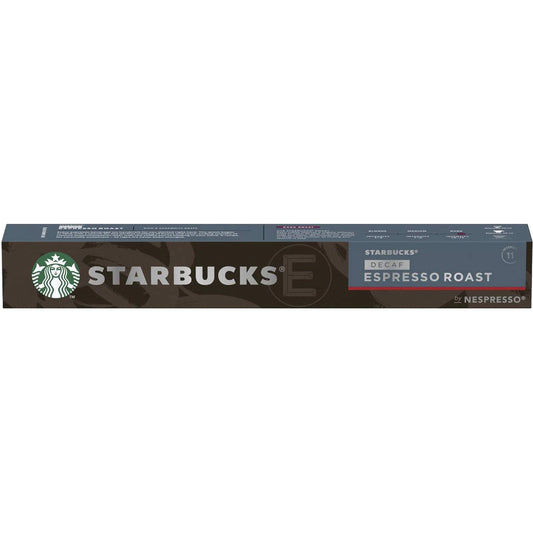 Starbucks By Nespresso Coffee Pod Capsules Decaf Espresso Roast Pk 10_9034646_12461952
