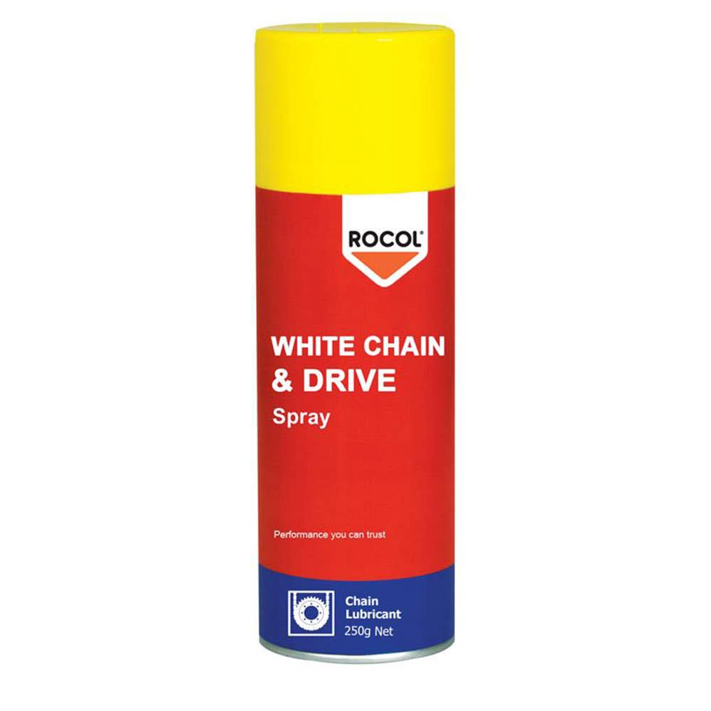 Chain & Drive Lubricant White Aerosol 250g Rocol 90358007 RY442330