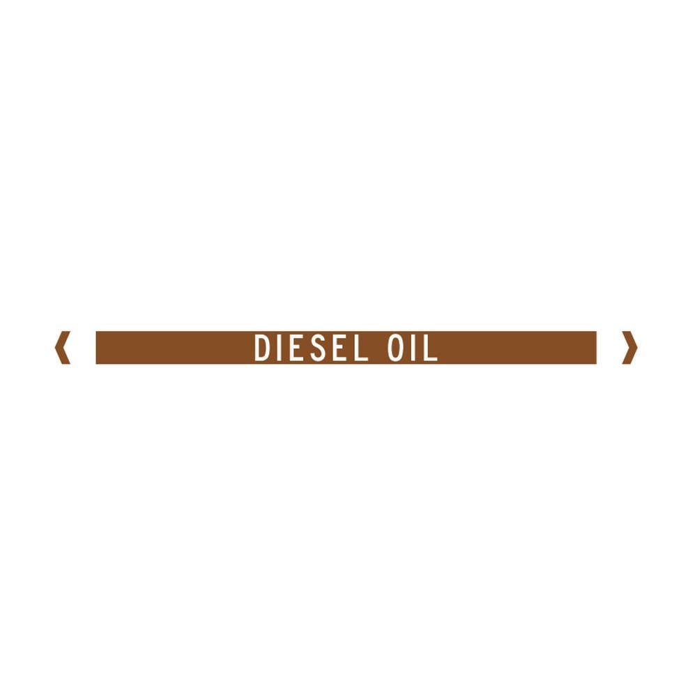 Marker Pipe DIESEL OIL 40-70mm OD 475 x 31mmPk 10 90360258 879932