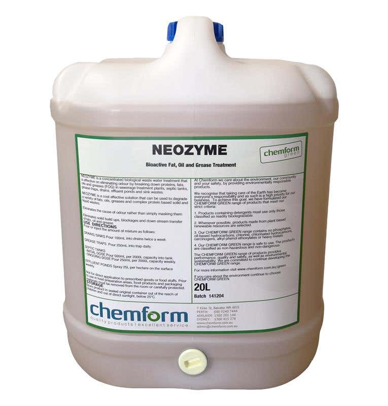 Treatment Neozyme Bioactive Fat + Oil + Grease 20L 90400256 NEOZYME.20