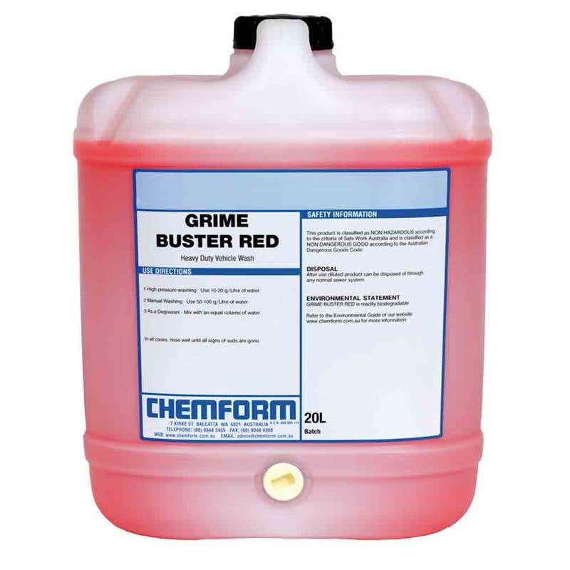 Truckwash Heavy Duty Grime Buster Red 20L 90400327 GBR.20