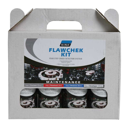 Visible Inspection System Flawchek 4 Part Aerosol Kit Dy-Mark 90408076 19013599