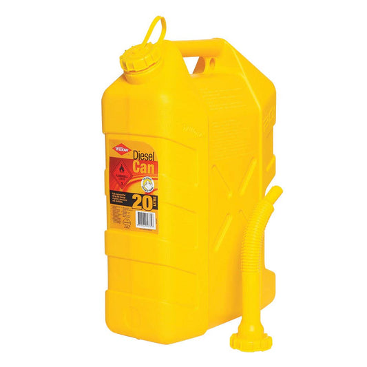 Plastic Fuel Can with Pourer Yellow 20L 90458004 310600-002