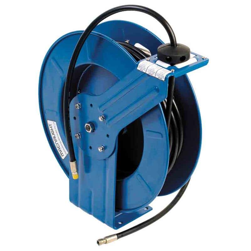 Hose Reel Assembly Grease Metal Frame Single Pedestal 6mm x 15m 5,000psi MGS0615-01 Macnaught 90470001 MGS0615-01