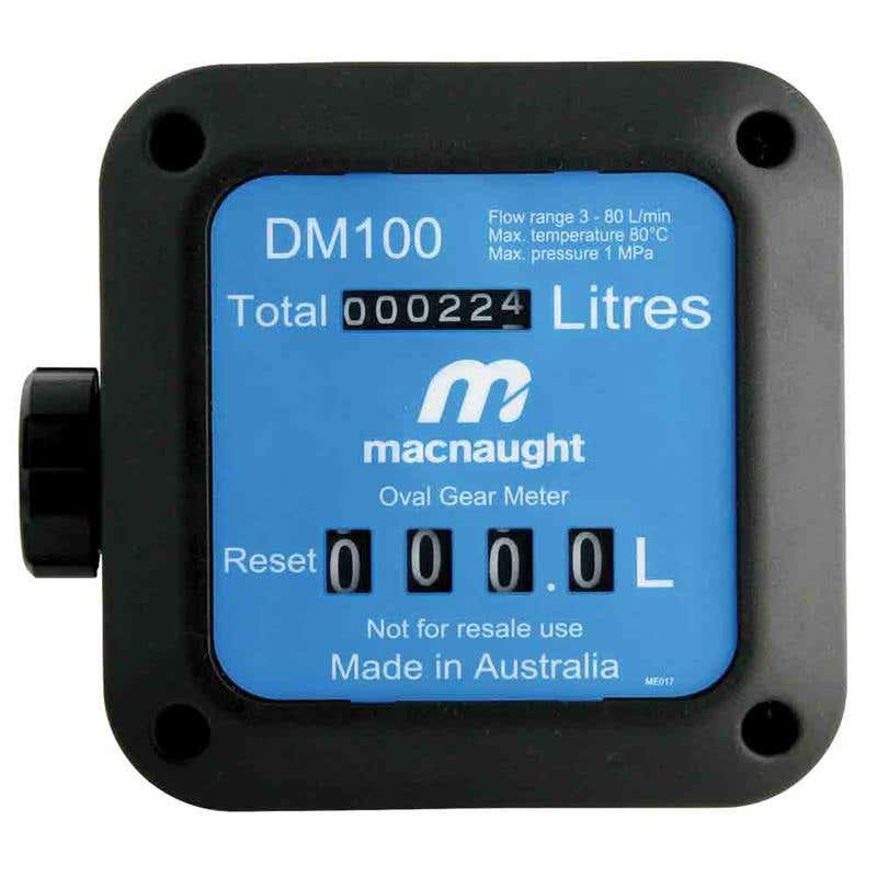 Flow Meter Mechanical 20-120L/min 50psi DM100-01 Macnaught 90498002 DM100-01