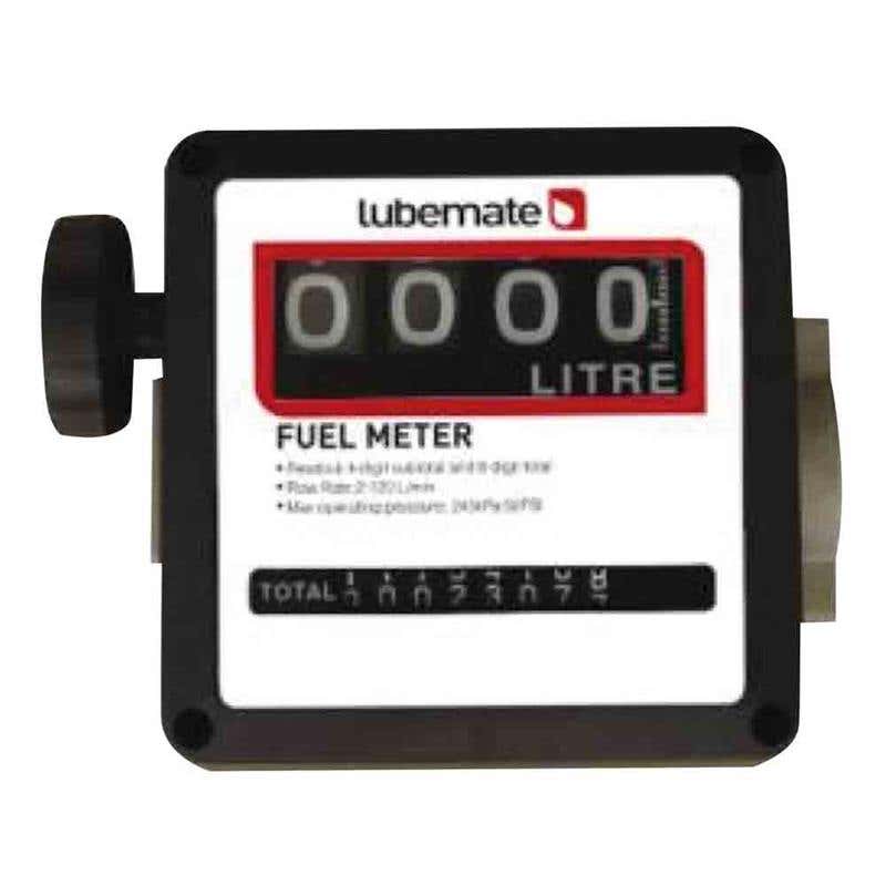 Flow Meter Mechanical 1 BSPT 20-120L/min 49psi L-Fm25 Lubemate 90510169 L-Fm25