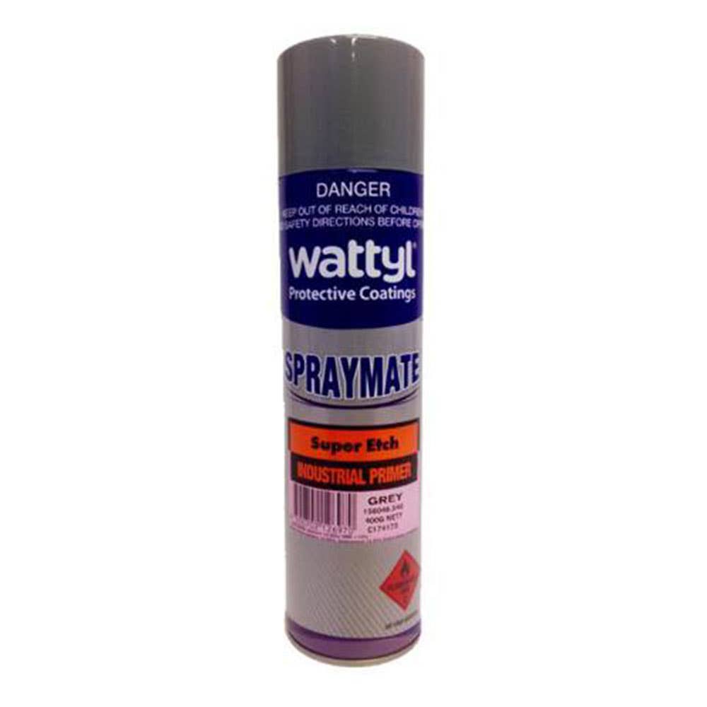 Primer Spraymate Industrial Super Etch Black Aerosol 400g Wattyl_90650002_156024.540