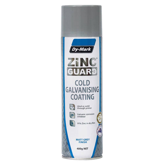 Zinc Guard&trade; Cold Galvanising Coating Aerosol Matte Grey 400g 90698000 230732006