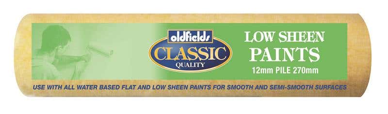 Paint Roller Cover Fabric Classic Low Sheen 12mm Pile 270mm 703-270 Oldfields 90700019 703-270