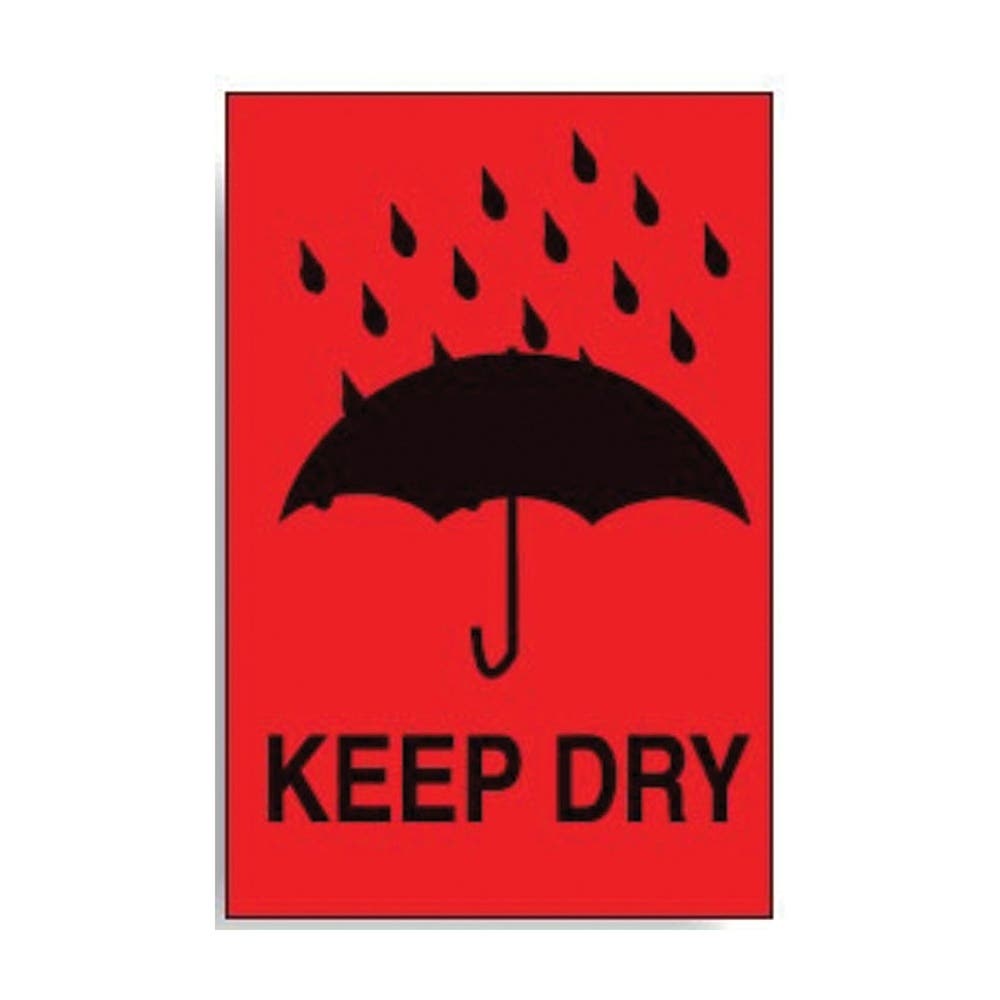 Label KEEP DRY Self Adhesive 150 x 100mm Roll 500 90750041 834410