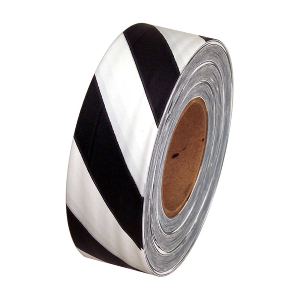 Barricade Tape Striped Black/White 48mm x 100m RSE-M-033 90780004 RSE-M-033
