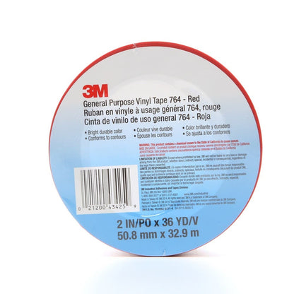 Scotch&reg; General Purpose Vinyl Tape Red 50mm x 36m_90780207_7000042793