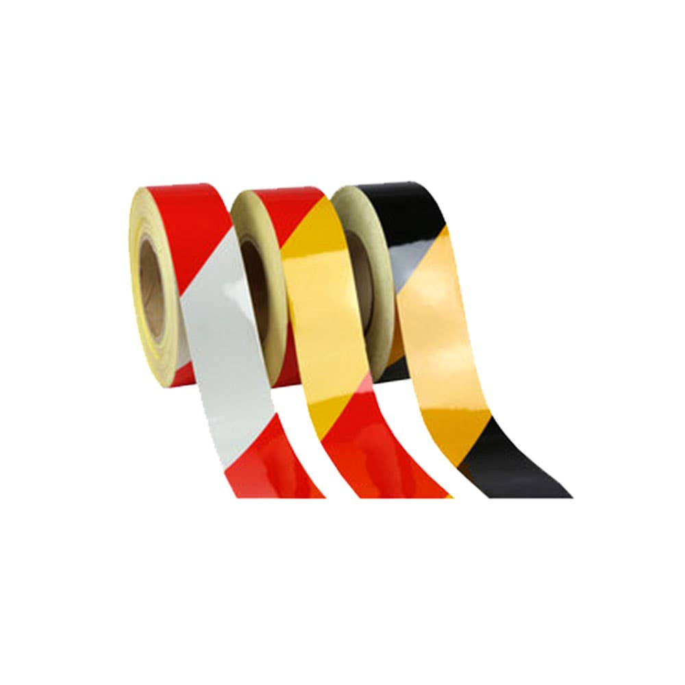 Class 2 Reflective Self-Adhesive Tape Black/Yellow 48mm x 33m 105252 TL3252