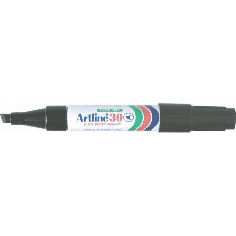 Marker Permanent Chisel Black Mini 2-5mm Artline 30 90830007 103001