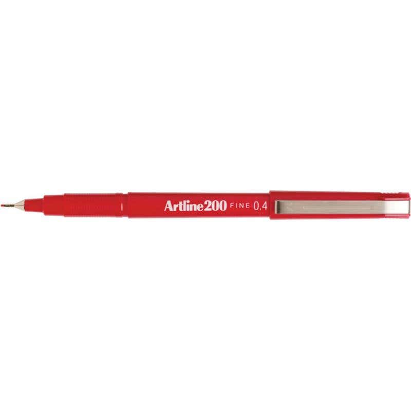 Pen Fineline 200 Red 0.4mm 90838033 120002