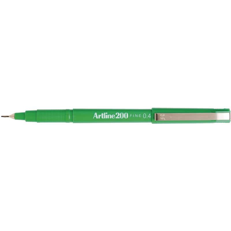 Pen Fineline 200 Green 0.4mm 90838035 120004