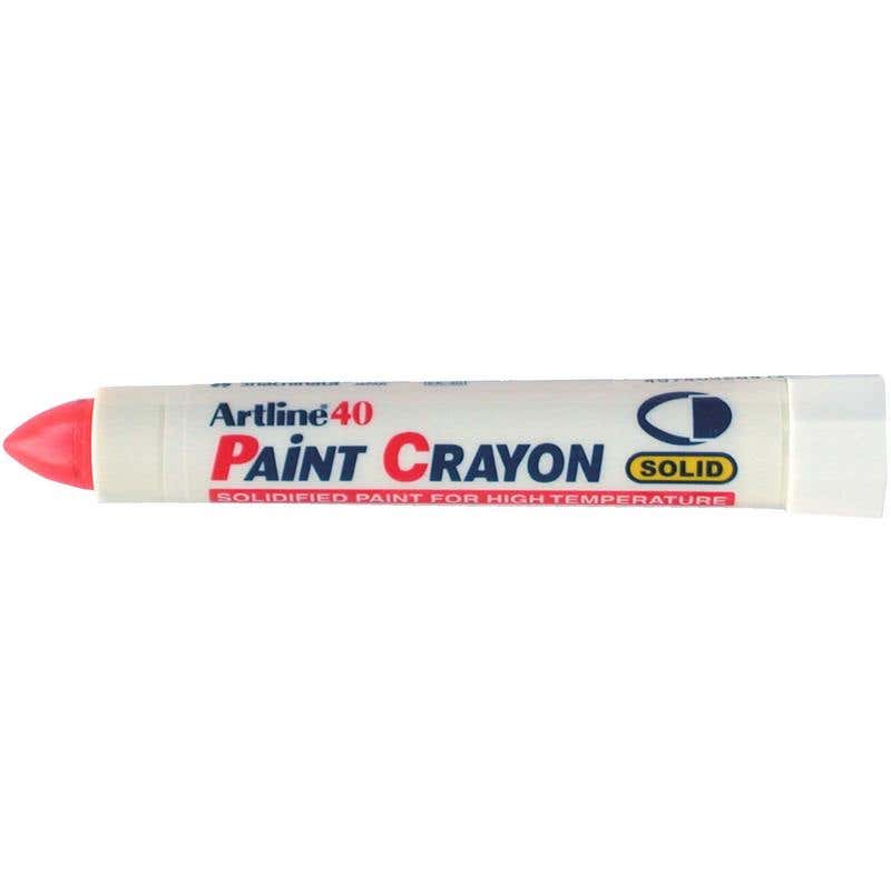 Marker Paint Crayon Permanent Red 200C Artline 40 90838073 104002