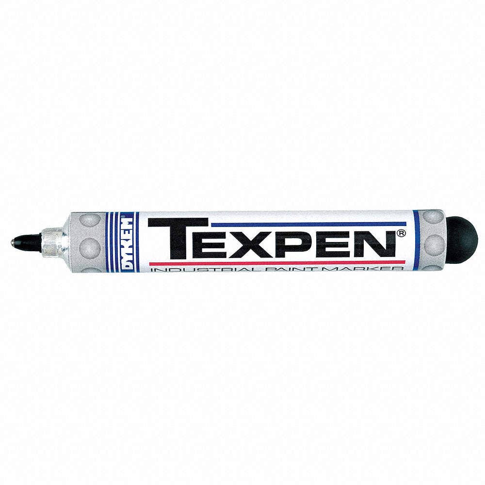 Marker Paint Ball Industrial Underwater Black 2.4mm Dalo 90840000 TEXPENS-BLACK