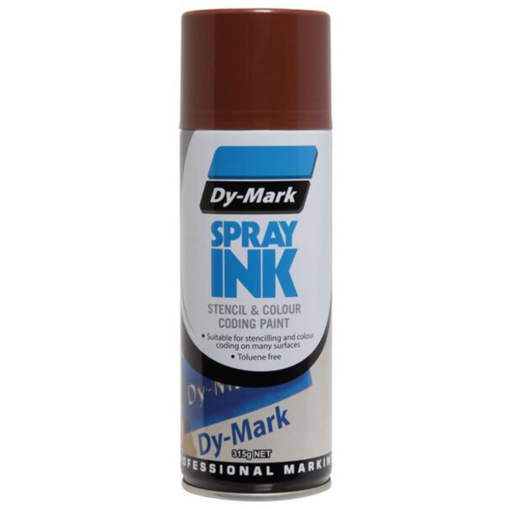 Spray Ink Brown Aerosol 315g Dy-Mark 90870001 39013507 NLA