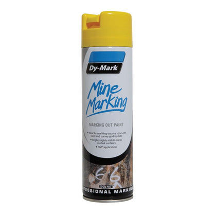 Mine Marking Paint Trigger Vertical Yellow Aerosol 350g Dy-Mark_90880019_38033505