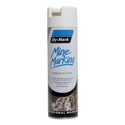 Mine Marking Paint Trigger Vertical White Aerosol 350g Dy-Mark_90880020_38033511