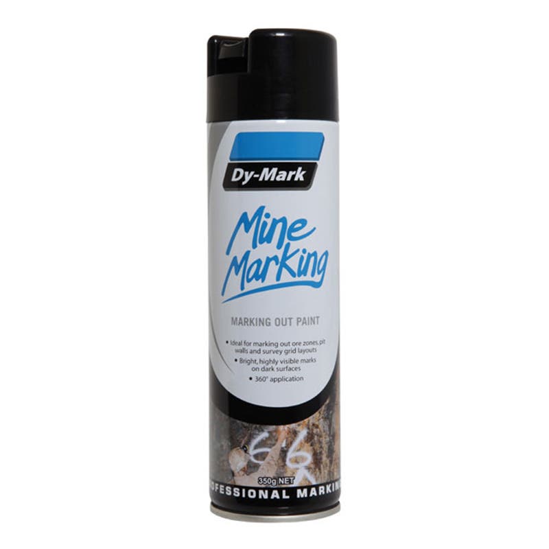 Mine Marking Paint Trigger Vertical Black Aerosol 350g Dy-Mark_90880038_38033501