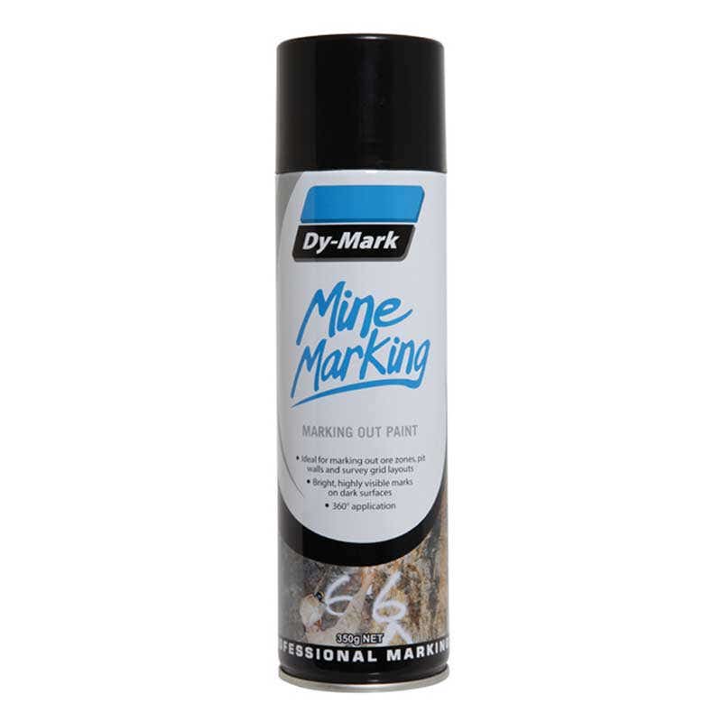 Mine Marking Paint Trigger Horizontal Black Aerosol 350g Dy-Mark_90880046_38013501
