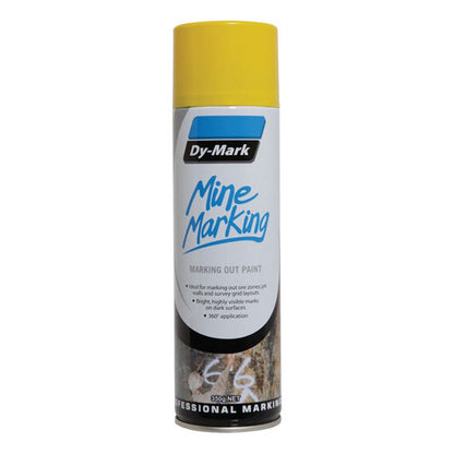 Mine Marking Paint Trigger Horizontal Yellow Aerosol 350g Dy-Mark_90880050_38013505