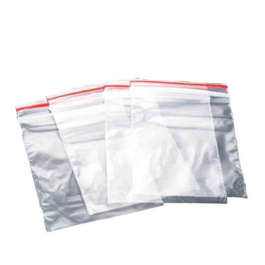 Bags Sample Plastic Zip-Lock 100 x 180mm 50um Pk 1000 90908006 703224