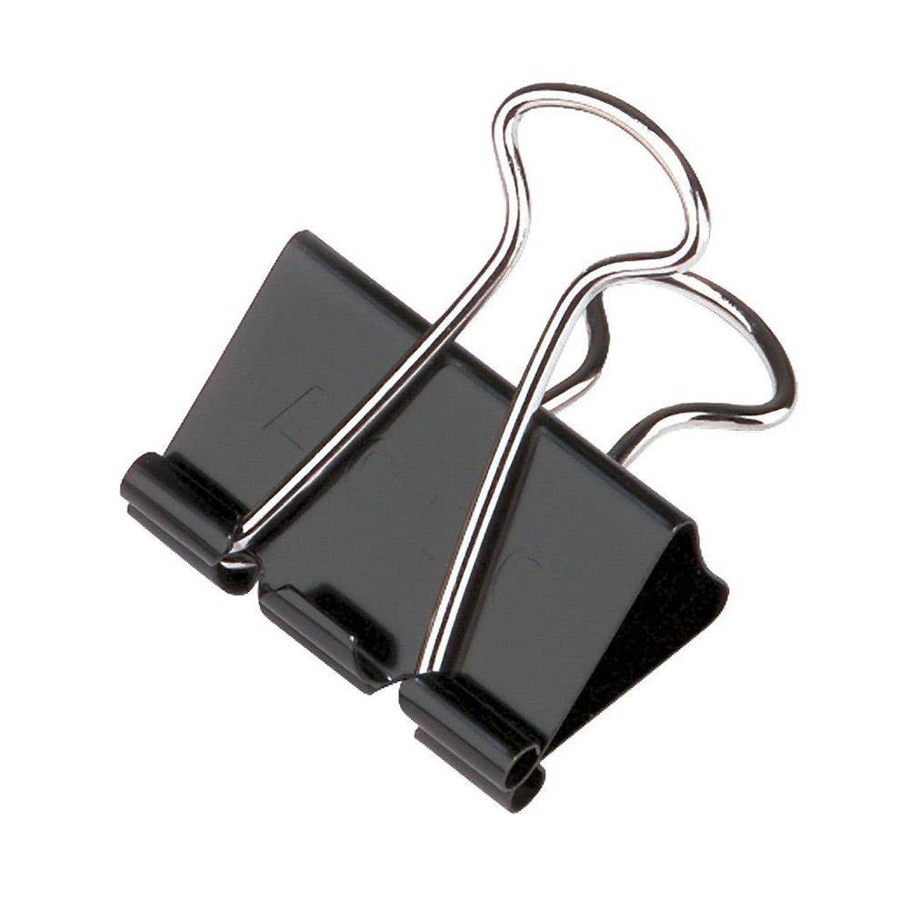 Clip Foldback Bulldog 15mm Black Pk 12 90910701 NPL-38887900
