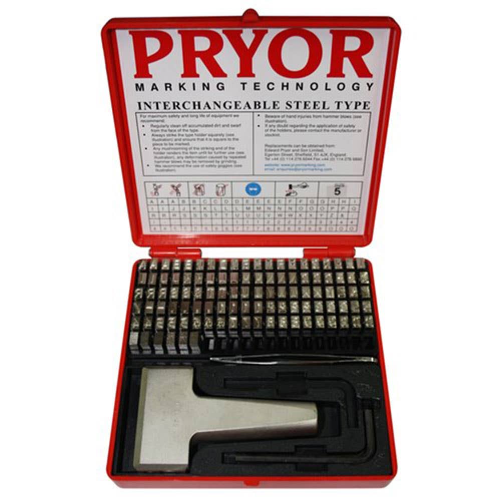 Punch Set Interchangeable + Holder 3.0mm 114 Piece Pryor 90950003 703586