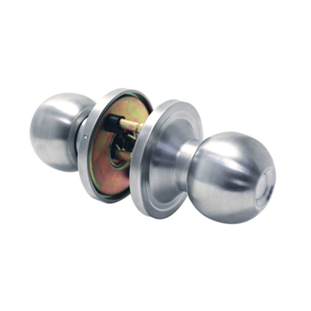Door Lockset Passage Round Knob Backset 60/70mm 8630 Notchka 91010083 W713204