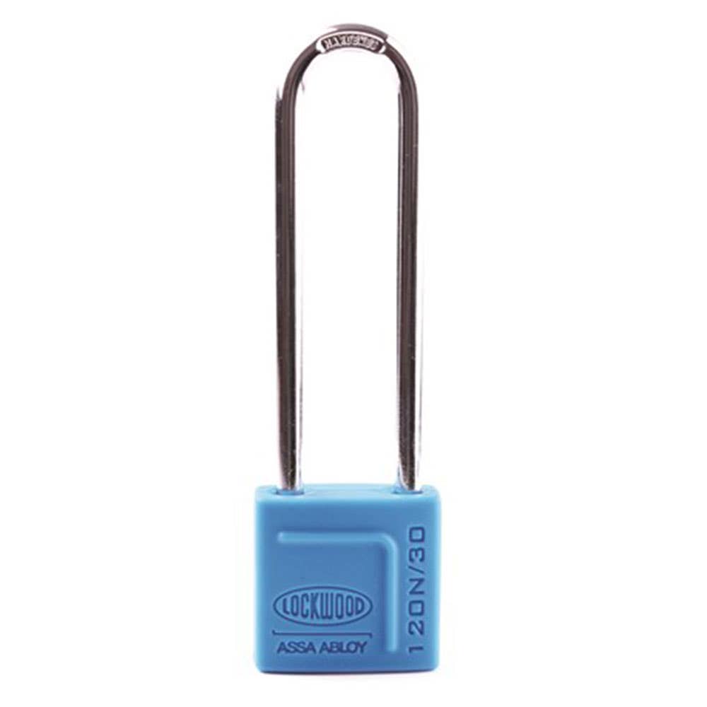 Brass/Nylon High Security Padlock Blue 30 x 50mm 91010117 120N/30/150/DP