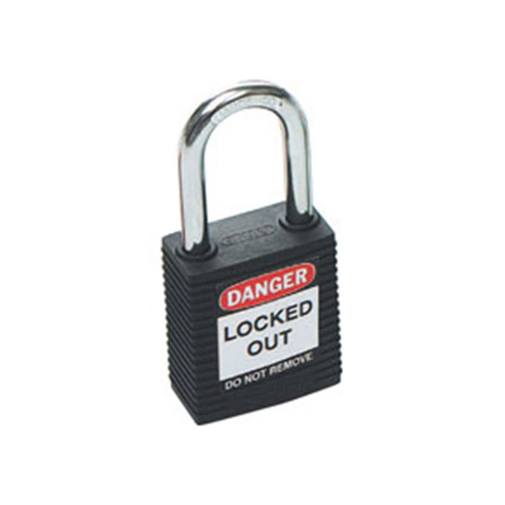 Lockout Padlock Safety Plus 44/37mm Black 850817 Brady 91018026 850817