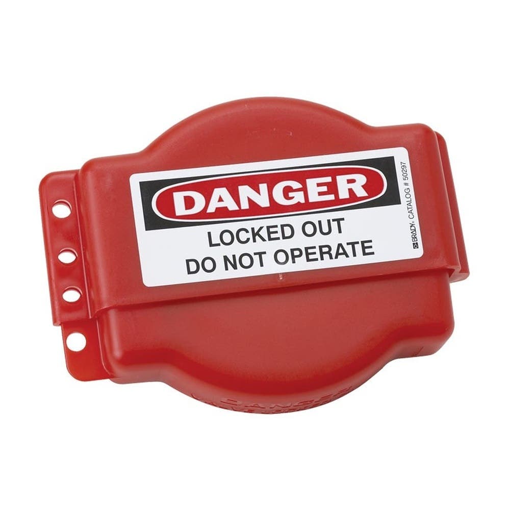 Label LOCKED OUT DO NOT OPERATE Valve Gate Adjustable 91018051 851649
