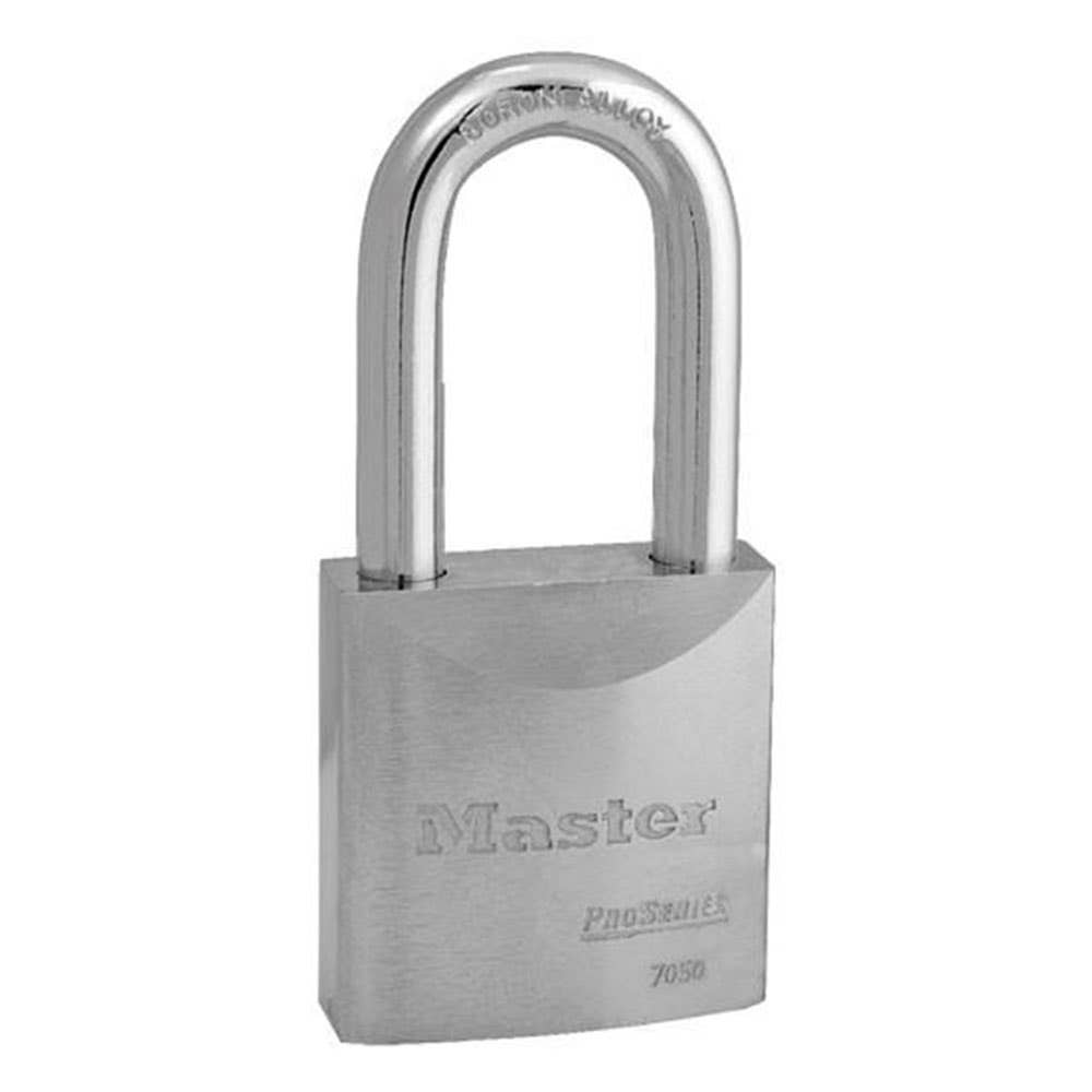 Padlock Solid Steel Maximum Security 51/38mm Keyed Alike 7050KA Master Lock 129115 7050KA